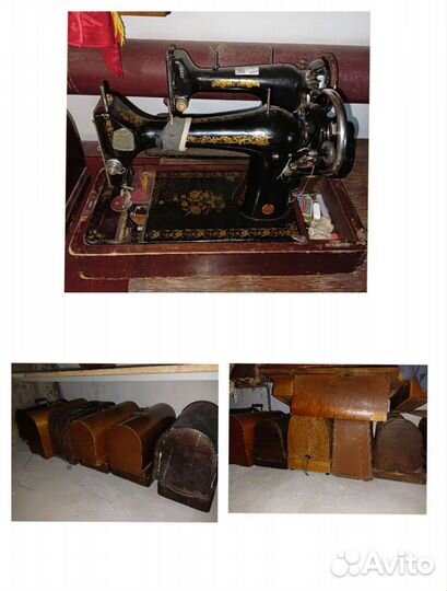 Ножная швейная машинка singer и пгмз