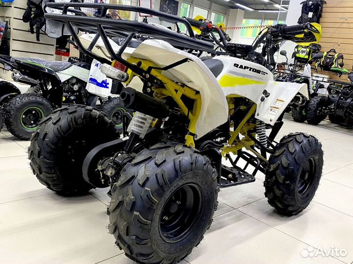 Квадроцикл Raptor Super LUX 125 Желтый