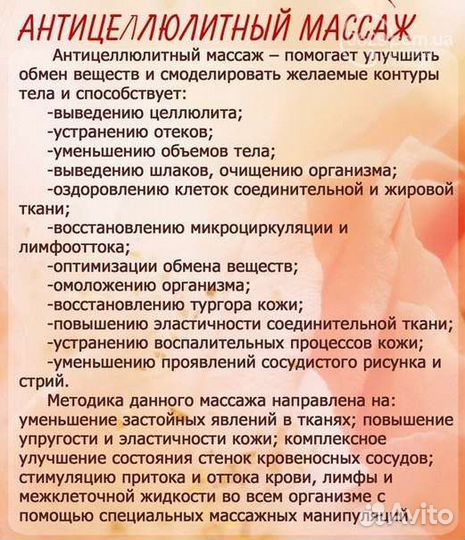 Антицеллюлитный массаж