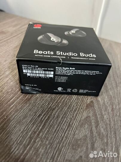 Беспроводные наушники Beats Studio Buds, черный