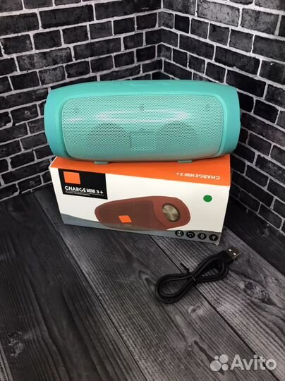 Колонка Charge 3 + mini, зеленый, новая
