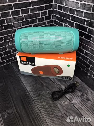 Колонка Charge 3 + mini, зеленый, новая