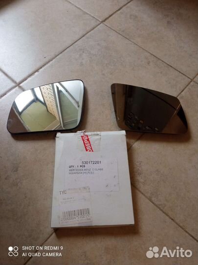 Боковые зерказа на mercedes benz c class