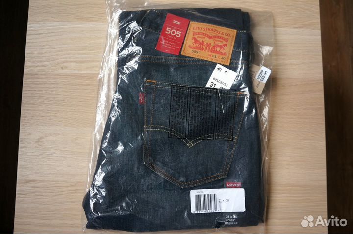 Джинсы Levis 505 W31 L30 Spingstein