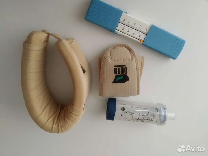 Воротник, пикфлоуметр, спейсер, бандаж лучезапяст