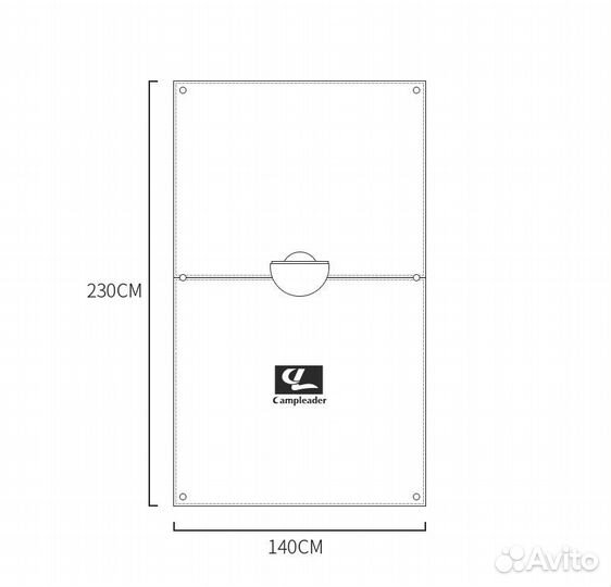 Дождевик пончо