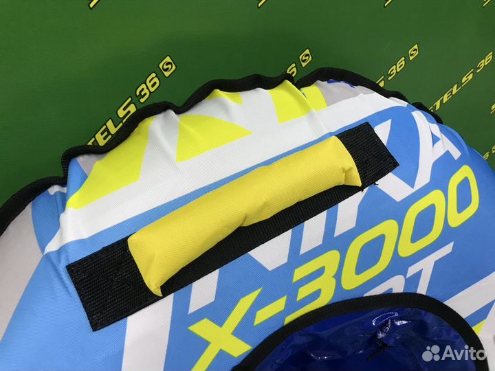 Тюбинг ватрушка 95 см принт Спорт синий