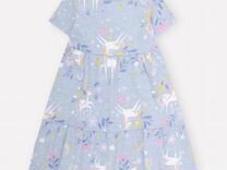 Платье для девочки Crockid К 5771 серо-голуб (92)