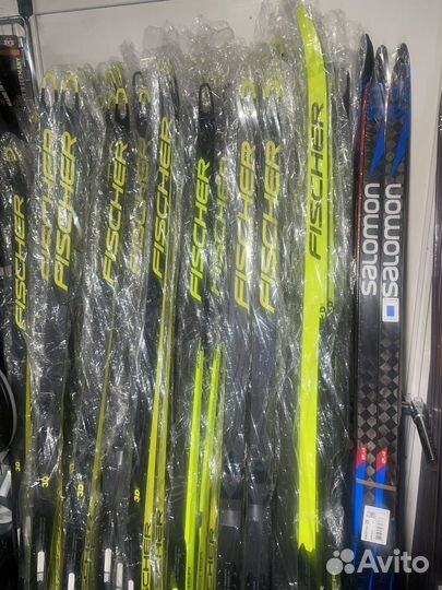 Лыжи беговые fisher коньковые