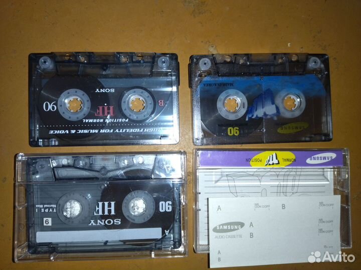 Аудиокассеты новые sony ef 90