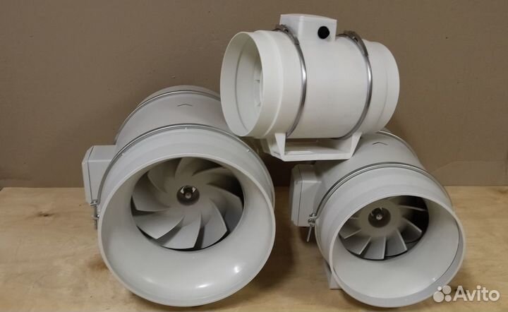 Круглый вентилятор на вытяжку и приток