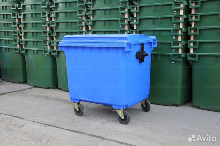 Мусорный Пластиковый Бак 1100л C1999