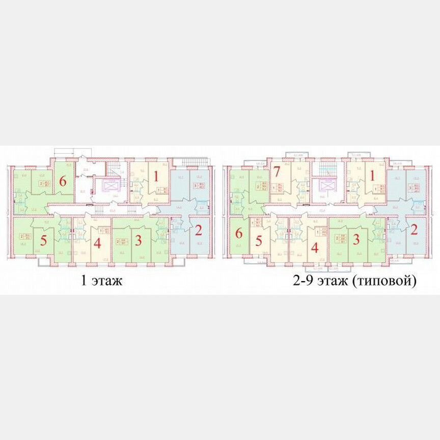 1-к. квартира, 39,4 м², 5/9 эт.