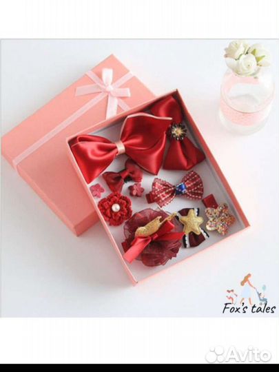 Резинки заколки набор