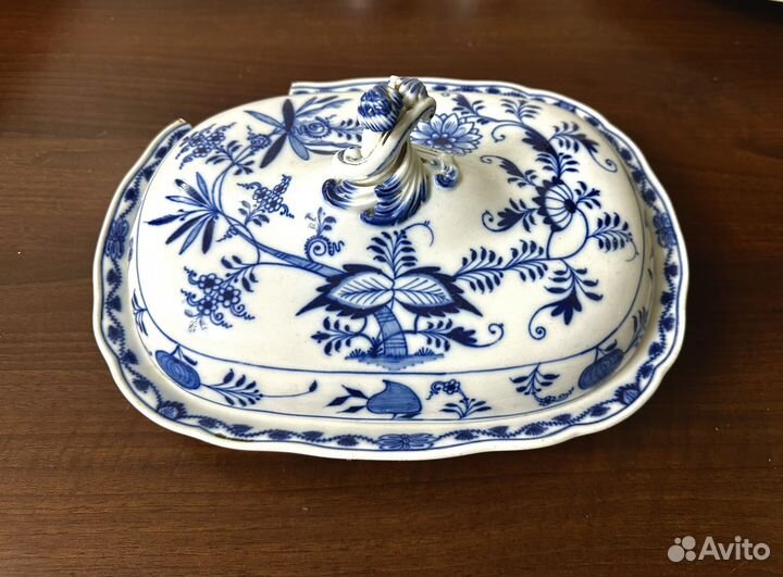 Блюдо для горячего с крышкой антиквариат