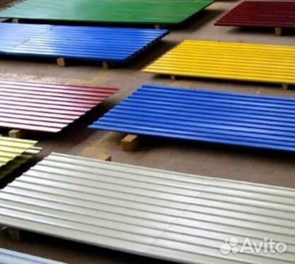 Профнастил С8 окрашеный, м2