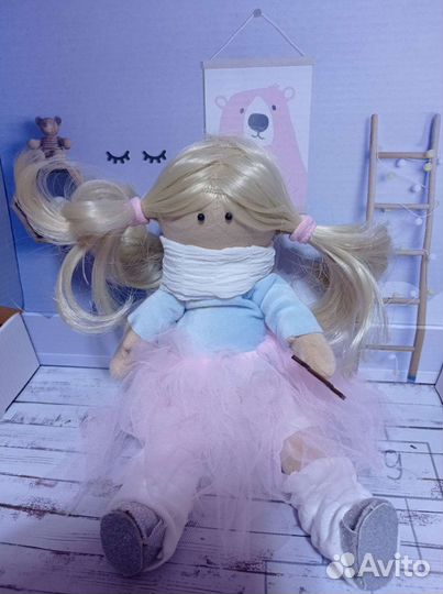 Интерьерная кукла ручной работы