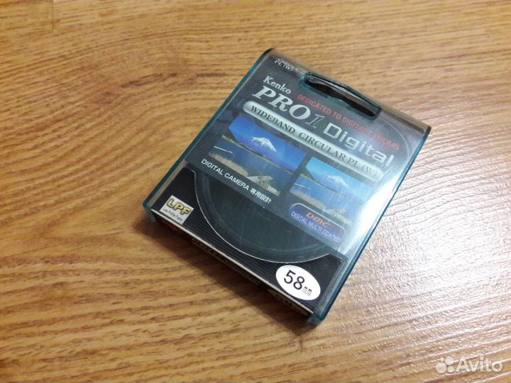 Светофильтр Kenko 58mm PRO1D C-PL Wideband (W)