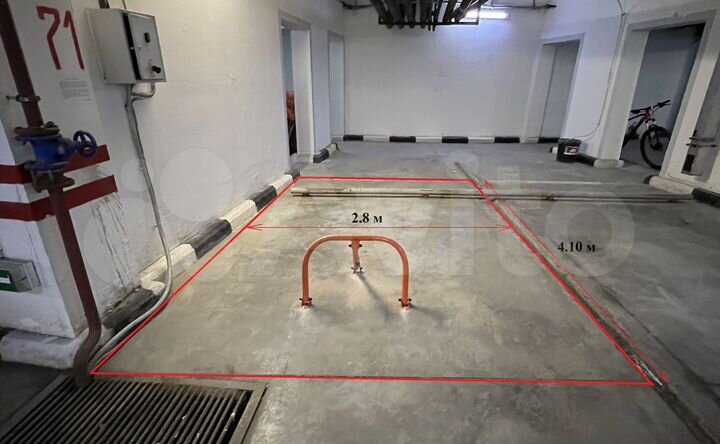 Машиноместо, 12 м²