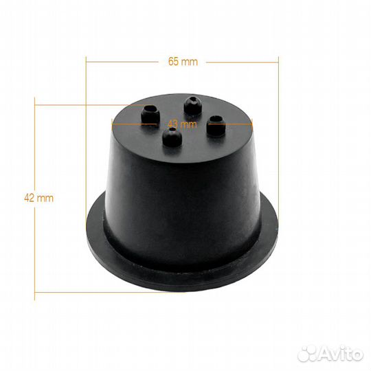 Влагозащищающая резинка 65х53мм