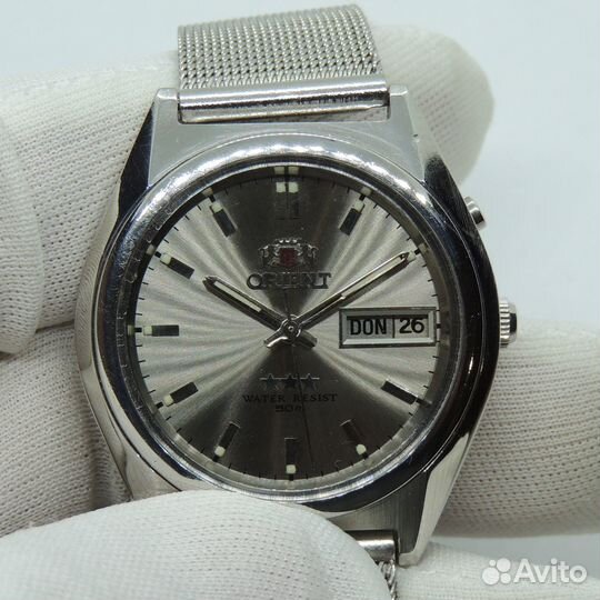 Orient 3 звезды наручные механические мужские часы