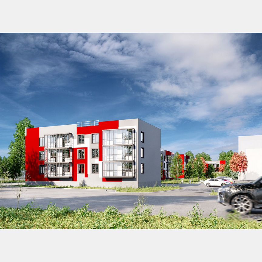 1-к. квартира, 40,8 м², 1/3 эт.