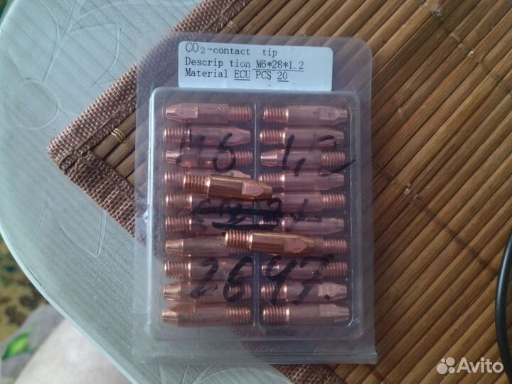 Наконечник для полуавтомата M6*28*1.2