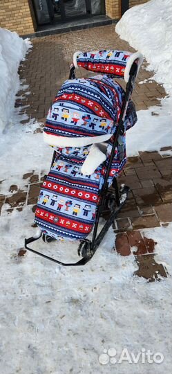 Санки-коляска 