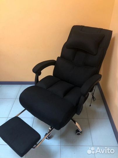 Компьютерное игровое кресло геймерское с массажем