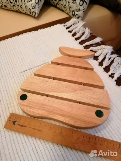 Подставка под горячее дерево/нерж. металл