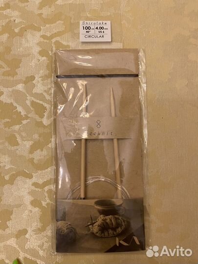 Спицы seeknit shirotake 100 см 4 мм