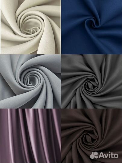 Шторы блэкаут готовые новые разные цвета