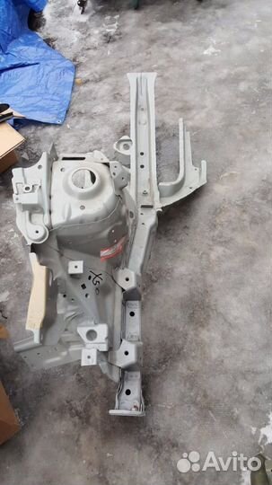 Лонжерон с брызговиком передний правый Lifan X50