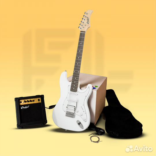 Электрогитара stratocaster. Новая