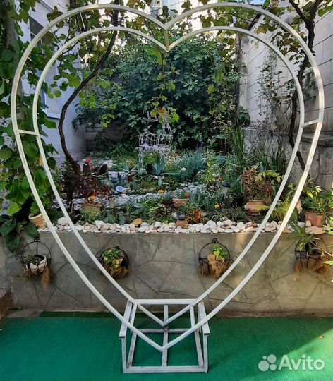 Свадебная арка сердце