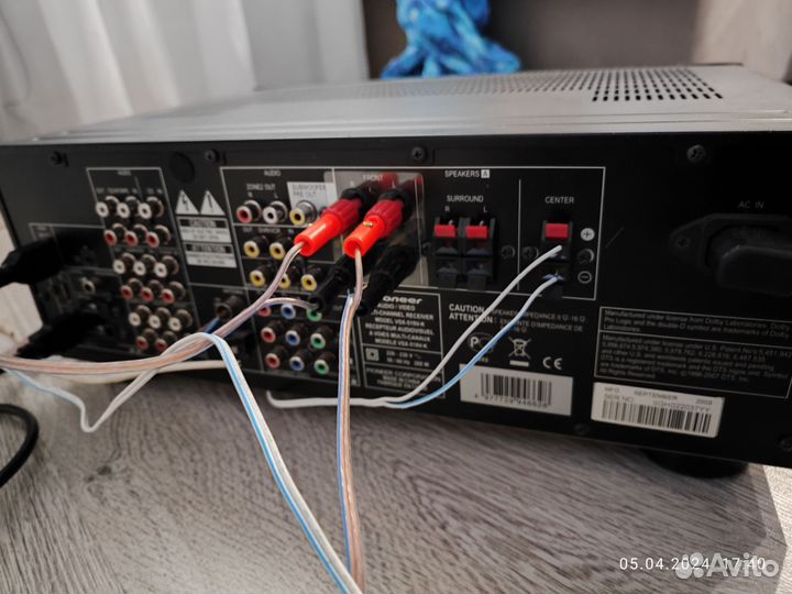 Усилитель pioneer vsx -519v-k+цап usb Bluetooth