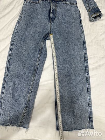 Джинсовый комбинезон Zara xs-s рост 155