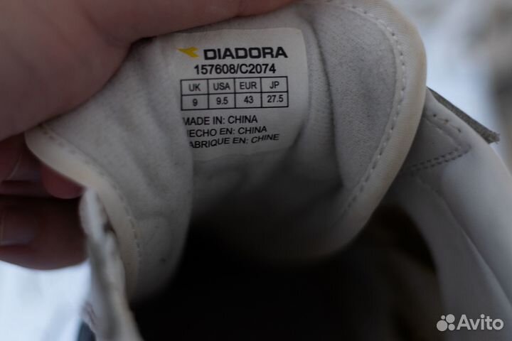 Оригинальные кеды Diadora Borg Elite