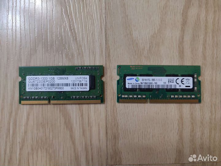 Оперативная память ddr3 sodimm для ноутбука