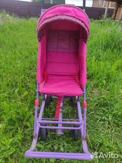 Детские санки коляска