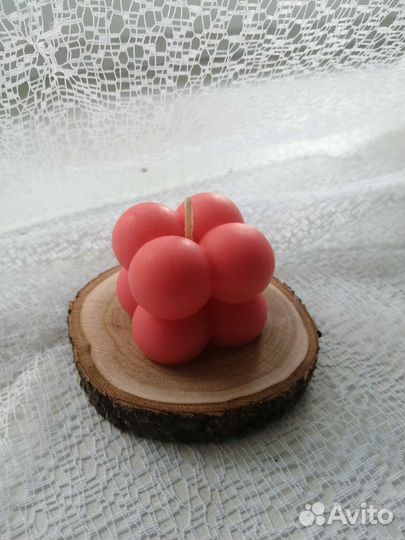 Ароматическая свеча(подставка в подарок)