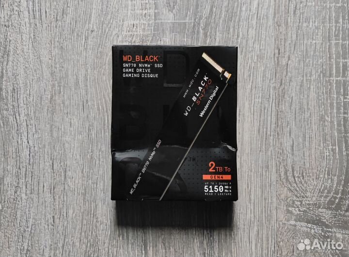 WD Black SN770 2TB новый