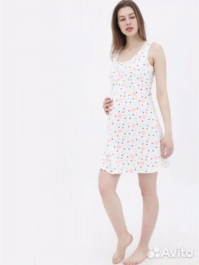 Ночнушка и халат для беременных и кормящих