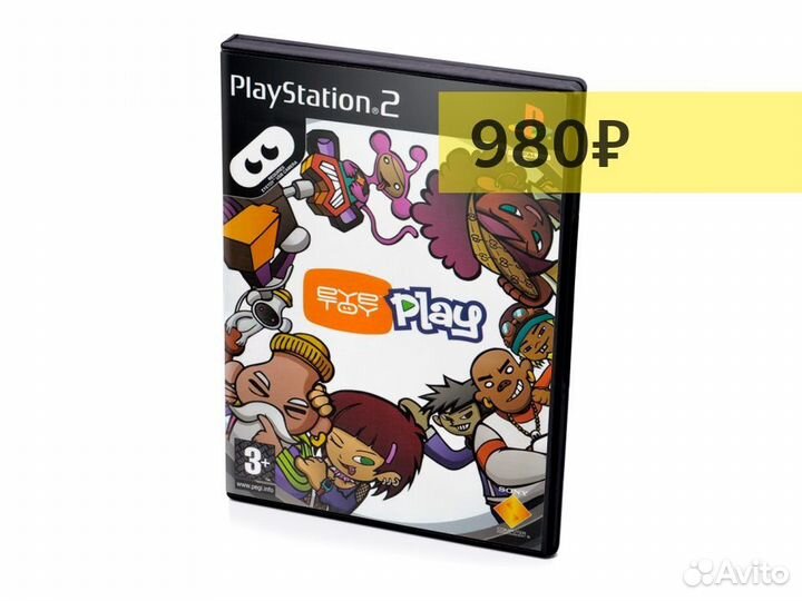 EyeToy Play, б/у, английский (PS2)
