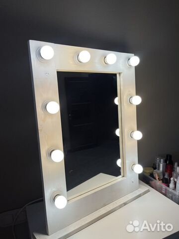 Зеркало гримерное / с подсветкой настольное