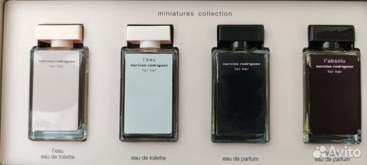 Narciso rodriguez miniatures collection