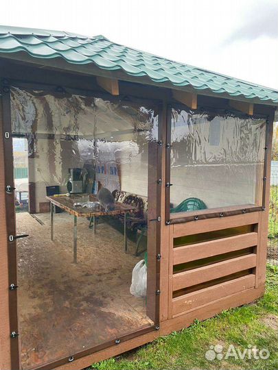 Мягкие окна на веранду, беседку, крыльцо