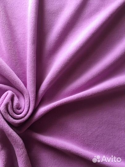 Ткань для шитья флис розовый 4 метра