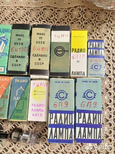 Радиолампы СССР новые в коробках