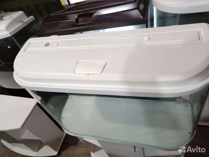 Аквариум120 л. С загнутым стеклом